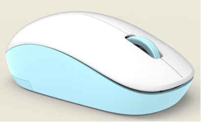 White PTFE Computer Mouse Feet Backed With Double Sided Adhesive Tape