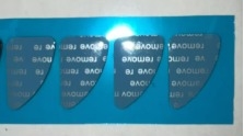 Mouse Feet PTFE Mouse Skates Slight Curve on The Surface Ends with Printed Film