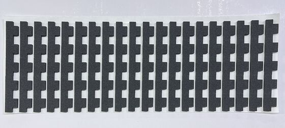 Custom Die-Cut Black EVA Foam Gasket, Stepped Self-Adhesive Shockproof Pad for Electronics