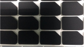 Black Die Cut Silicone Nitrile Butadiene Rubber Products NBR NR EPDM Cushion