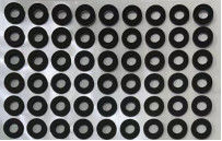 High Temperature Silicone Rubber Sealing Washer Flat Round Shape