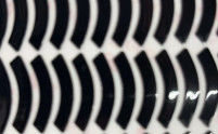 Black PTFE Mouse Skates Mouse Feet Dimension 35.43*5.62*0.5mm