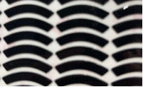 Black PTFE Mouse Skates Mouse Feet Dimension 35.43*5.62*0.5mm