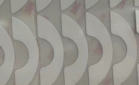 White PTFE Game Mouse Skates With Double Sided Adhesive Tape 9448HK