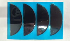 High Molecular Weight  Polyethylene Universal PTFE Mouse Feet 0.7mm Thickness