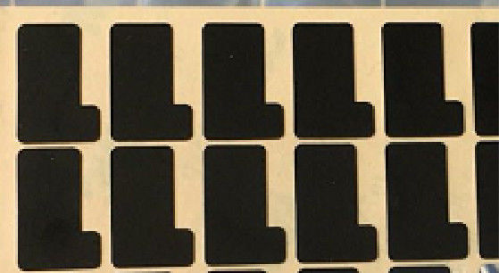 Polyethylene Terephthalate Die Cut Mylar For Computer Printer