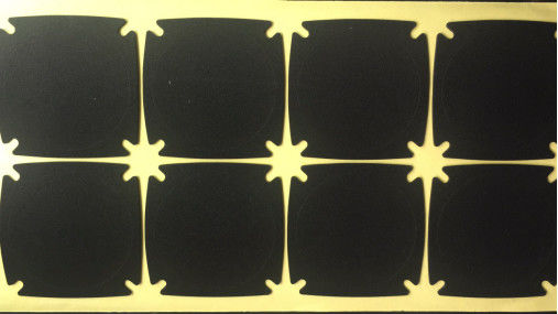 70 Degree Hardened Black Cutting EVA Foam Blocks Stearic Acid For Case Packages
