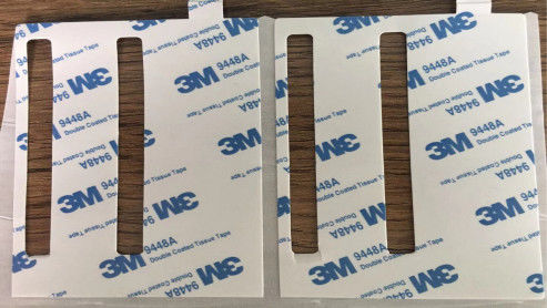 0.15mm 9448A Tissue Adhesive Tape Round Square Double Side Stickers For Monitors