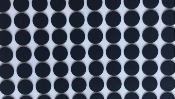 Round Black Custom EVA Foam Diameter D80*1.5mm 60 Degrees Hard Round Cushion