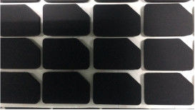 Black Die Cut Silicone Nitrile Butadiene Rubber Products NBR NR EPDM Cushion
