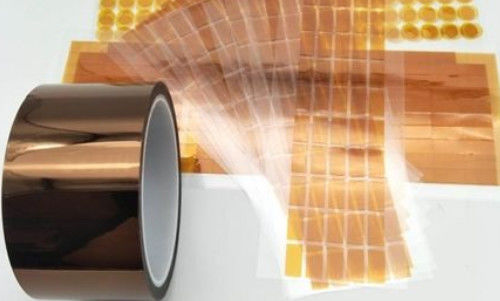 0.08mm Brown Die Cut Adhesive Tape Single Sided Polyimide PET Material