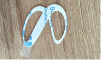 250 Centigrade Resist Die Cut Adhesive Tape Acrylic 0.15mm Thick 8 Shape Insulation