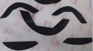 0.7mm Dark Grey Mouse Feet PTFE High Temperature UPE Glide Skates