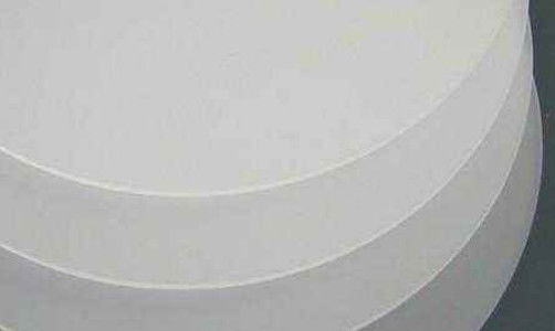 0.3mm Light Diffusion PC DE 011267 Milky White Lamp Plastic Cover