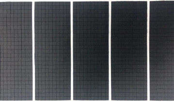 Fire Retardant Black Mylar Roll Plastic 4*4mm Square Mould Die Cutting