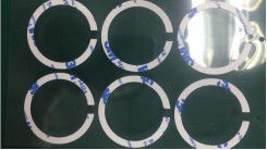 2.3290g/Cm3 Density White Silicone Rubber Ring 0.05mm Medical Machine Gasket