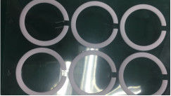 2.3290g/Cm3 Density White Silicone Rubber Ring 0.05mm Medical Machine Gasket
